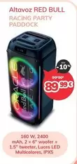 Oferta de Racing - Altavoz Red Bull  Party Paddock por 89,99€ en Mi electro