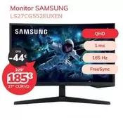 Oferta de Samsung - Monitor LS27CG552EUXEN  por 185€ en Mi electro
