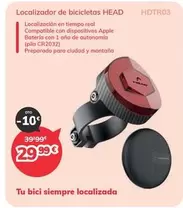 Oferta de Head - Localizador De Bicicletas por 29,99€ en Mi electro