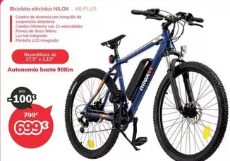 Oferta de Nilox - Bicicleta Eléctrica por 699€ en Mi electro