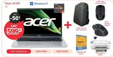 Oferta de Acer - Pack R7 por 599€ en Mi electro