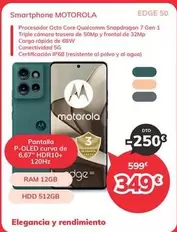 Oferta de Motorola - Smartphone Edge 50 por 349€ en Mi electro