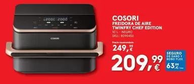 Oferta de Cosori - Freidora De Aire Twiney Chef Edition por 209,99€ en Worten