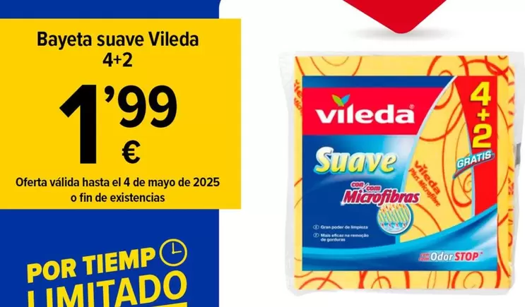 Oferta de Vileda - Bayeta Suave por 1,99€ en Cash Fresh