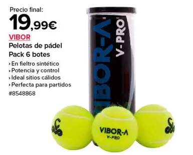 Oferta de Control - Pelotas De Pádel por 19,99€ en Costco