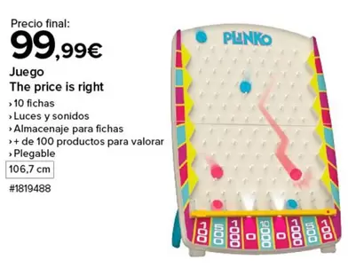 Oferta de Juego The Price Is Right por 99,99€ en Costco