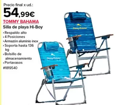 Oferta de Silla De Playa Hi-Boy por 54,99€ en Costco