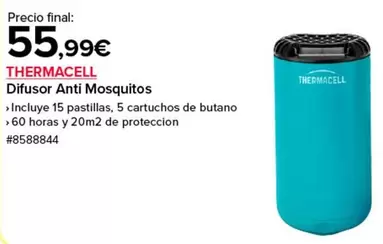 Oferta de Difusor Anti Mosquitos por 55,99€ en Costco