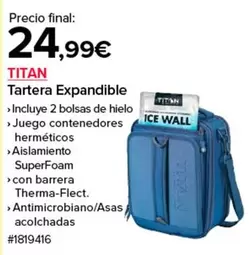 Oferta de Titan - Tartera Expandible por 24,99€ en Costco