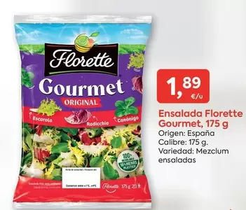Oferta de Florette - Ensalada Gourmet por 1,89€ en Suma Supermercados