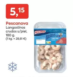 Oferta de Pescanova - Langostinos Crudos S/piel por 5,15€ en Suma Supermercados
