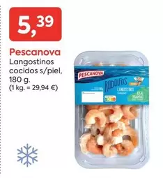Oferta de Pescanova - Langostinos Cocidos S/piel por 5,39€ en Suma Supermercados