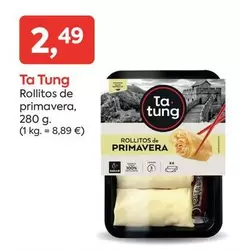 Oferta de Ta Tung - Rollitos De Primavera por 2,49€ en Suma Supermercados