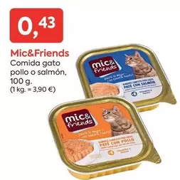 Oferta de Comida Gato Pollo O Salmon por 0,43€ en Suma Supermercados
