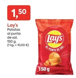 Oferta de Lay's - Patatas Al Punto De Sal por 1,5€ en Suma Supermercados