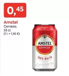 Oferta de Amstel - Cerveza por 0,45€ en Suma Supermercados