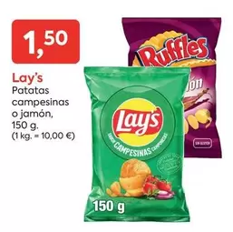 Oferta de Lay's - Patatas Campesinas O Jamon por 1,5€ en Suma Supermercados