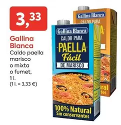 Oferta de Gallina Blanca - Caldo Paella Marisco O Mixta O Fumet por 3,33€ en Suma Supermercados