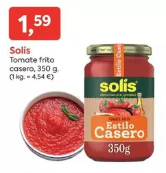Oferta de Solís - Tomate Frito Casero por 1,59€ en Suma Supermercados