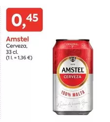 Oferta de Amstel - Cerveza por 0,45€ en Suma Supermercados