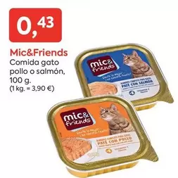 Oferta de Comida Gato Pollo O Salmon por 0,43€ en Suma Supermercados