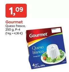 Oferta de Gourmet - Queso Fresco por 1,09€ en Suma Supermercados