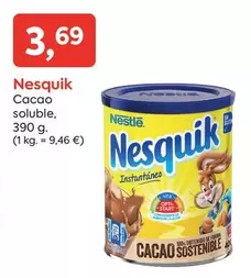 Oferta de Nesquik - Cacao Soluble por 3,69€ en Suma Supermercados