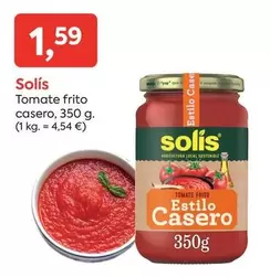 Oferta de Solís - Tomate Frito Casero por 1,59€ en Suma Supermercados