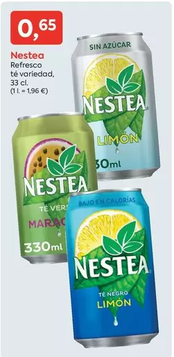 Oferta de Nestea - Refresco Te Variedad por 0,65€ en Suma Supermercados