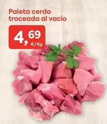 Oferta de Paleta Cerdo Troceada Al Vacio por 4,69€ en Suma Supermercados