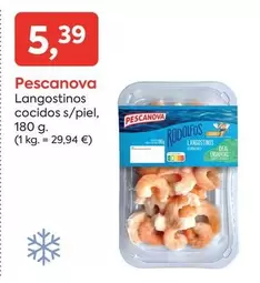 Oferta de Pescanova - Langostinos Cocidos S/piel por 5,39€ en Suma Supermercados