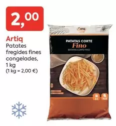 Oferta de Artiq - Patates Fregides Fines Congelades por 2€ en Suma Supermercados