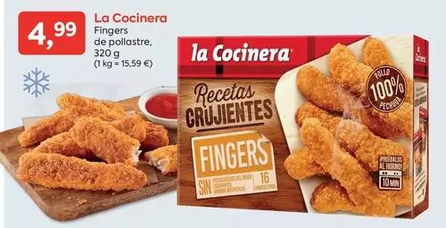 Oferta de La Cocinera - Fingers De Bollostre por 4,99€ en Suma Supermercados