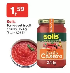 Oferta de Solís - Tomaquet Fregit Casola por 1,59€ en Suma Supermercados