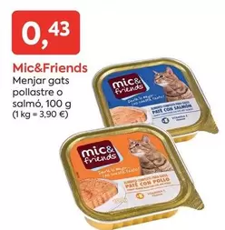 Oferta de Menjar Gatos Pollastre O Salmó por 0,43€ en Suma Supermercados