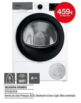 Oferta de Grundig - Secadora Gt5s62cw por 459€ en Milar
