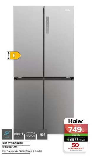 Oferta de Haier - Side By Side Maker por 749€ en Milar