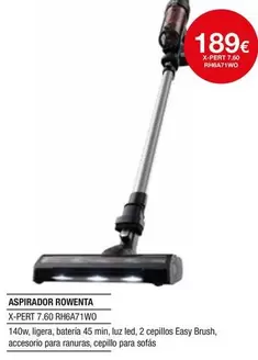 Oferta de Rowenta - Aspirador por 189€ en Milar
