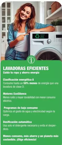 Oferta de Solo - Lavadoras Eficientes en Milar
