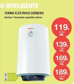 Oferta de Corberó - Termo Electrico por 119€ en Milar