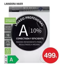 Oferta de Haier - Lavadora por 499€ en Milar