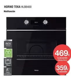 Oferta de Teka - Horno HLB8400 por 469€ en Milar