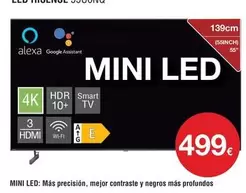 Oferta de Google - Mini Led: Màs Precision, Mejor Contraste Y Negros Màs profundos por 499€ en Milar