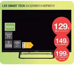 Oferta de Tech - TECH 24/32HW01V/40FW01V por 199€ en Milar