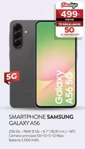 Oferta de Samsung - Smartphone Galaxy A56 por 499€ en Milar