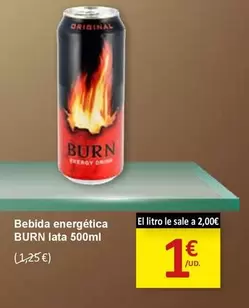 Oferta de Burn - Bebida Energetica por 1€ en SPAR