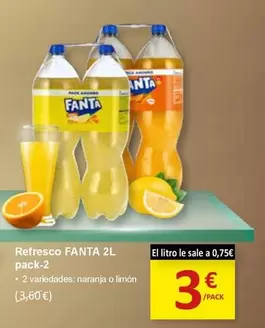 Oferta de Fanta - Refresco por 3€ en SPAR