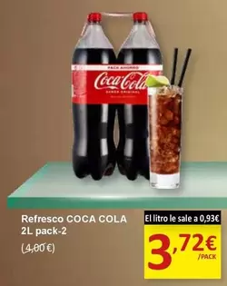 Oferta de Coca-Cola - Refresco por 3,72€ en SPAR