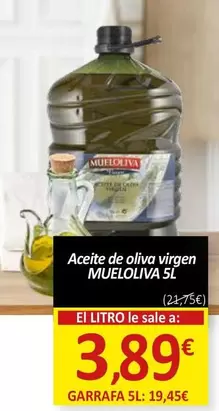 Oferta de Mueloliva - Aceite De Oliva Virgen por 3,89€ en SPAR