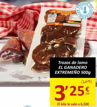 Oferta de Ganadero extreneño - Trozos De Lomo por 3,25€ en SPAR